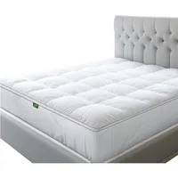 100% cotton mattress cover, full-size ultra soft, deep pocket, breathable and soft quilted down filling 1