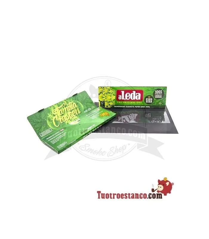 Carta trasparente stretta verde da 110 mm aleda |