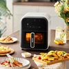SUPOR 220V Air Fryer 5L Household Large Capacity 1450W Visual Without Turning Oil-free Fryer Home French Fries Machine 1