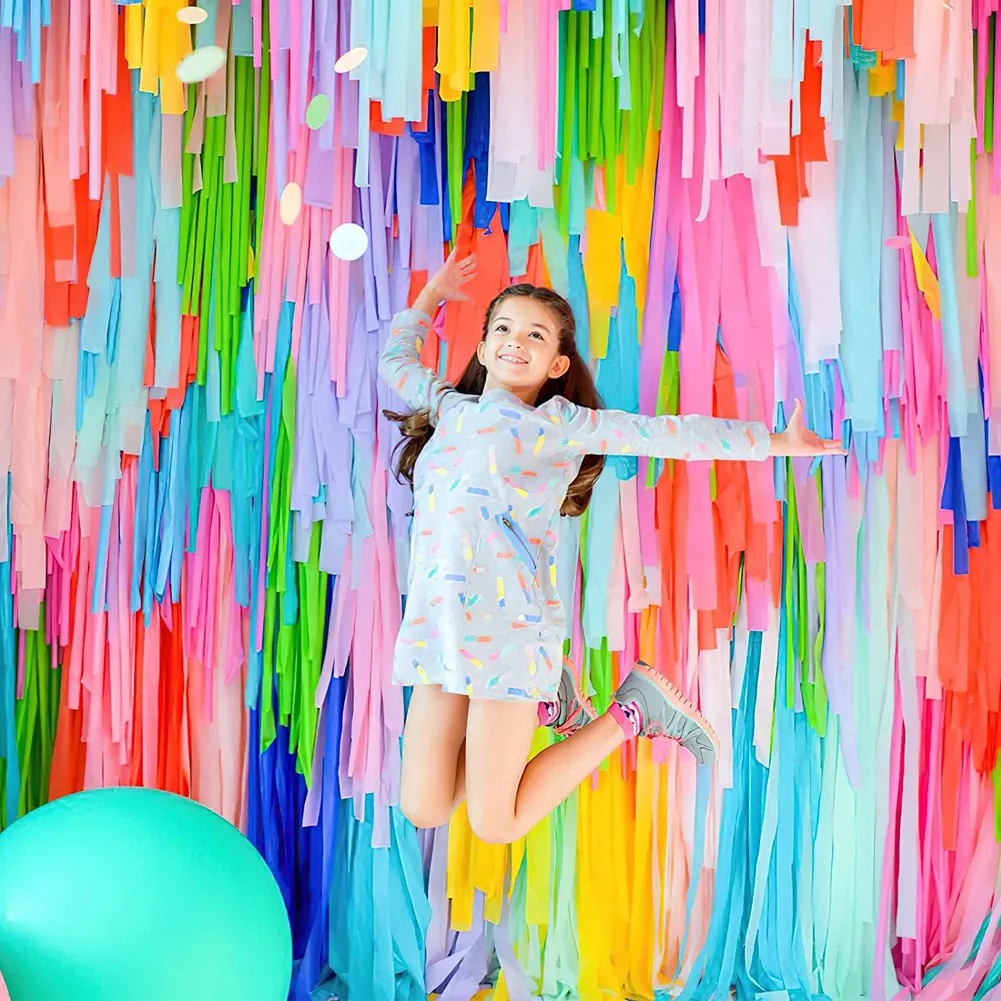 

Фотофон, разноцветные рулоны цветочных подарков, ленты для упаковки «сделай сам», крафт-бумага для украшения вечеринки, дня рождения, свадьбы