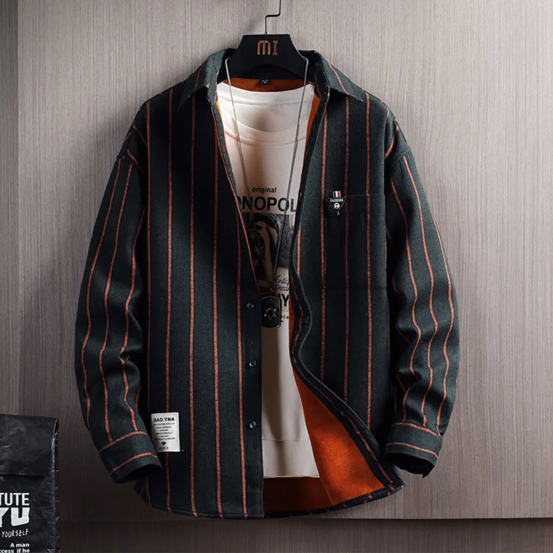 Рисунок 4 - Мужская теплая рубашка в полоску