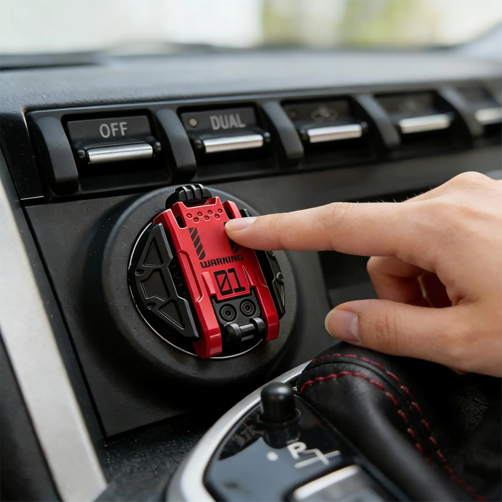 원클릭 푸시 스타트 버튼 커버 메탈 메카 자동차 엔진 스타트/스톱 버튼 보호 커버 자동차 부품 인테리어 장식