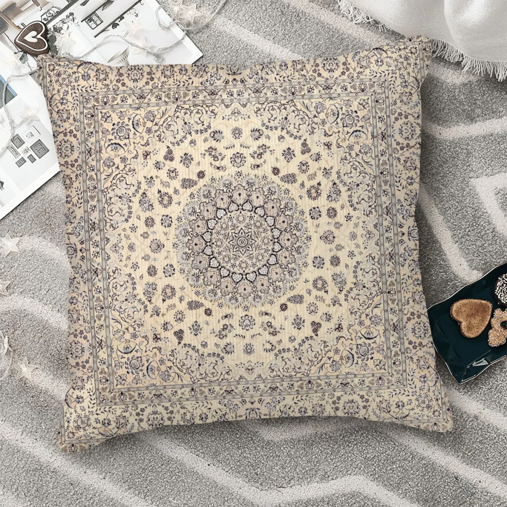 

Traditional Oriental Moroccan Style Artwork Mandala Polyester Cushion Cover For Bedroom Office Decorative Breathable Coussincase