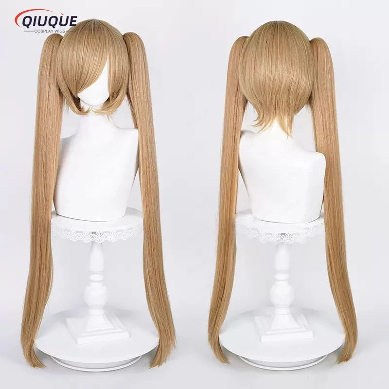 Pigtail Wig Long Blonde Cosplay Wigs Miku Cosplay Wig 90cm Long