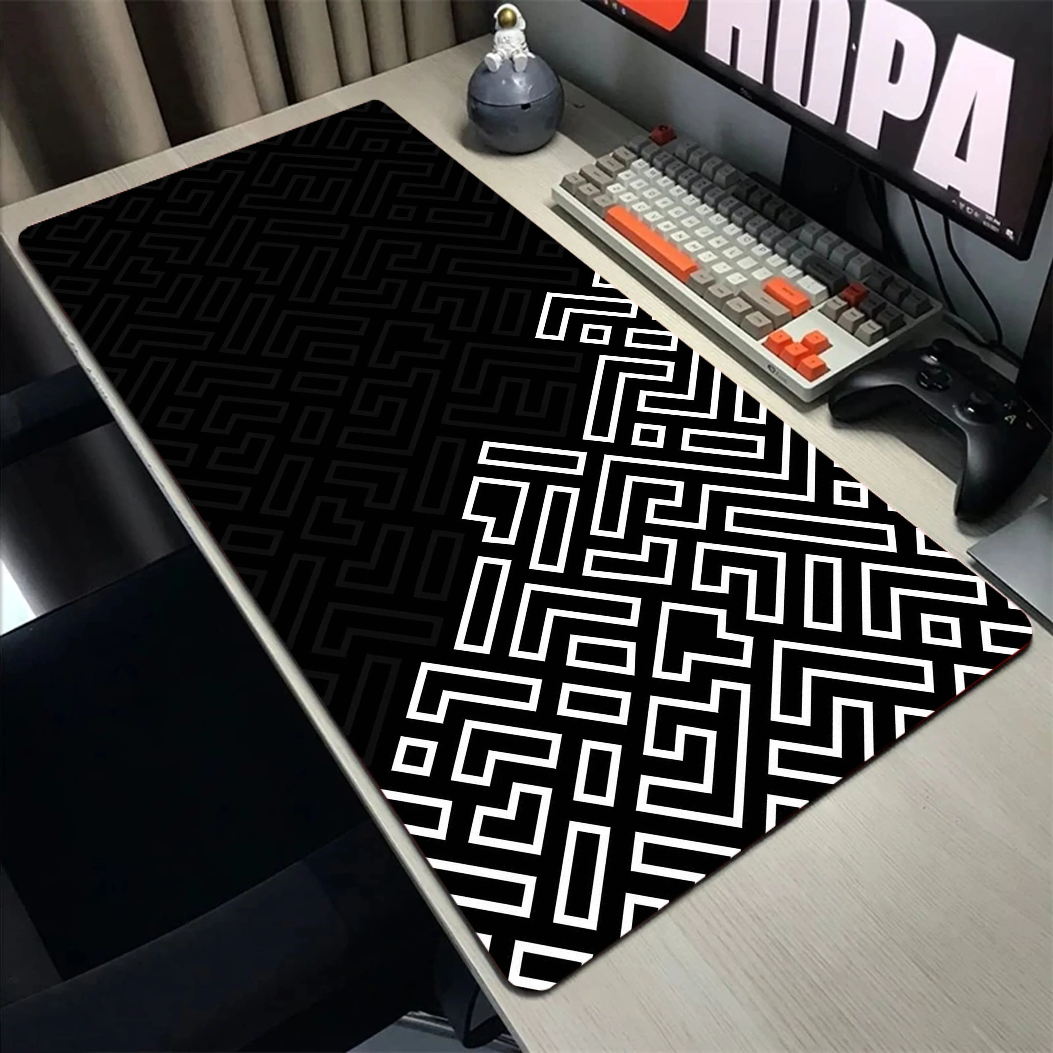 

Geometric Simple And Good-looking Extended Mousepad Gaming Speed Keyboard Pads Desk Mat Office Mouse Pad Tapis de Souris 900x400