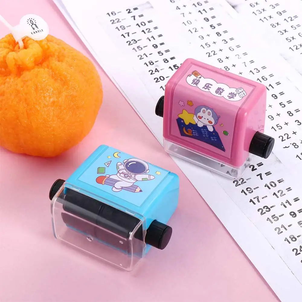 Within 100 Student Stationery Multiplication Number Rolling Stamp Arithmetic Stamp Math Practice Roller Math Calculate