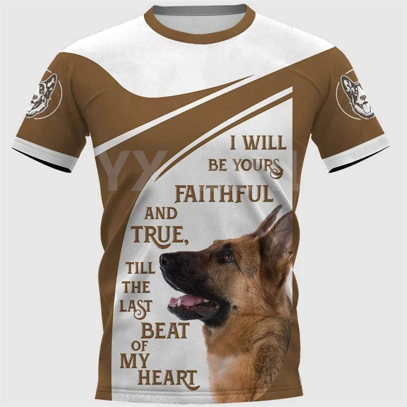 

German Shepherd/Labrador/Shar Pel/Pug 3D All Over Printed T Shirts Funny Dog Tee Tops shirts Unisex Summer T-Shirts