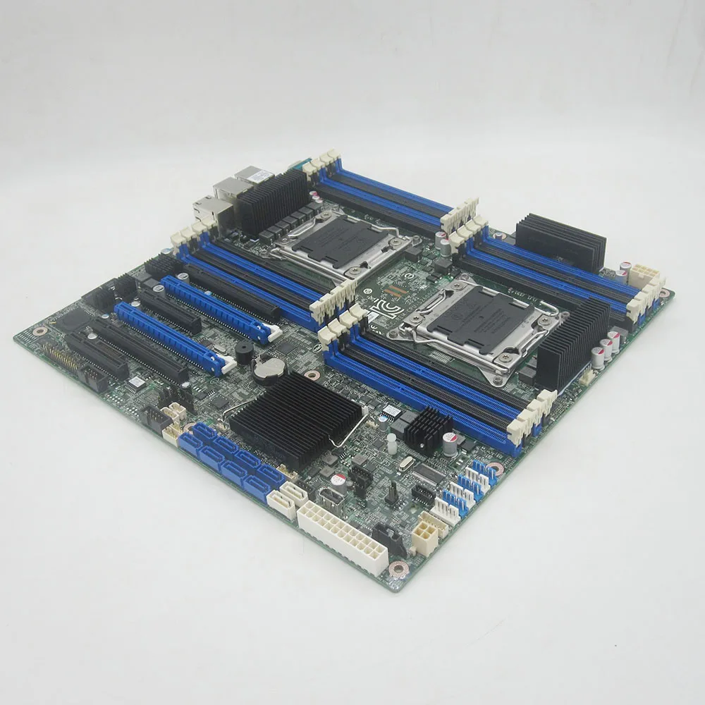 Server Motherboard For Intel S2600CO4 S2600C04 X79 LGA2011 SAS Supply E5 2680 V2 Fully Tested Good