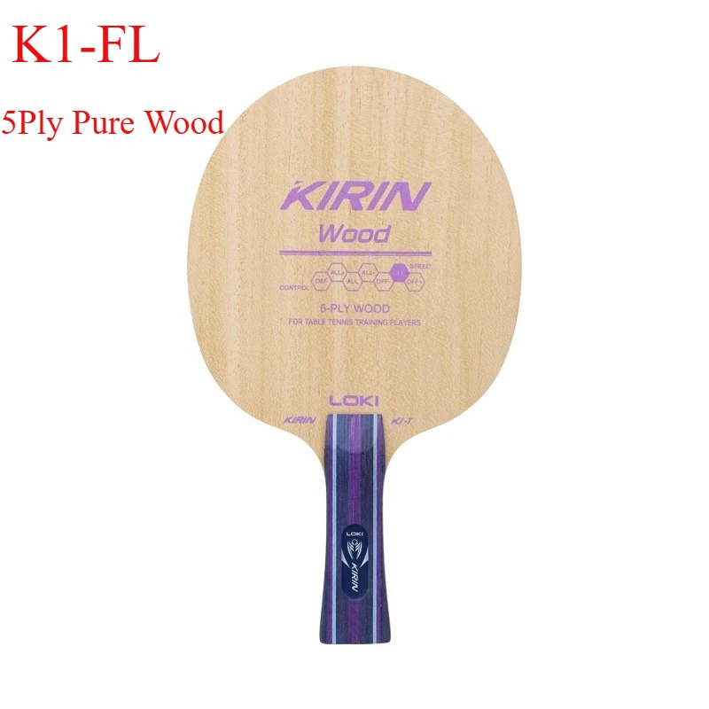 High-Performance Table Tennis Racket with 5-Ply Wood and Carbon Fiber Baseplate for Beginner Training