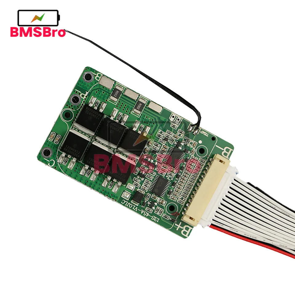 48V 13S Power Wall 18650 Li-ion Battery Module Battery Box Holder BMS