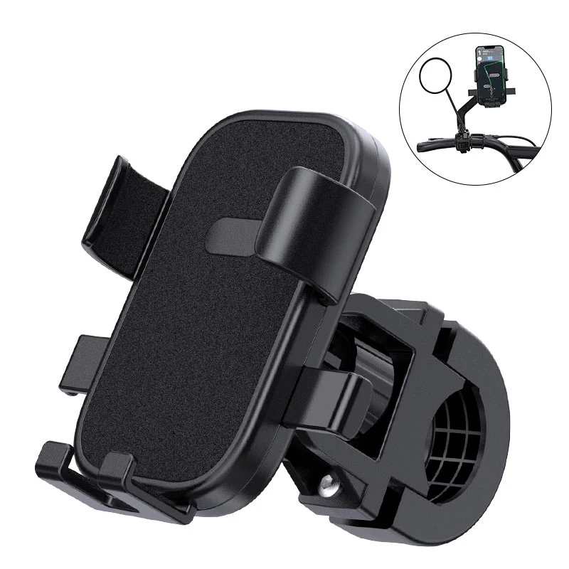 Bike Phone Holder Anti-slip 360&deg; Rotatable Adjustable Bike Phone Mount Outdoor Cycling Mountain Bike Accessories bike phone holder