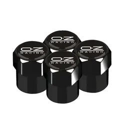 4PCS Universal Car Stickers Metal Wheel Tire Valve Caps Auto Bike Bicycle Accessories Case For OZ Racing Logo Car Styling