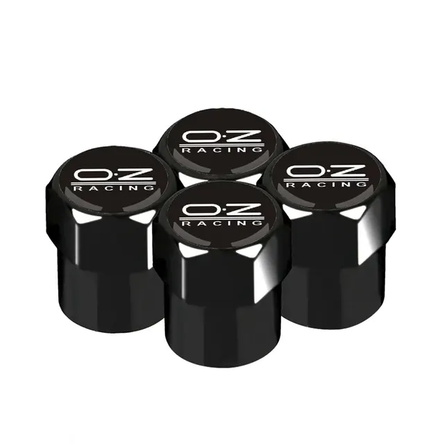 4PCS Universal Car Stickers Metal Wheel Tire Valve Caps Auto Bike Bicycle Accessories Case For OZ Racing Logo Car Styling