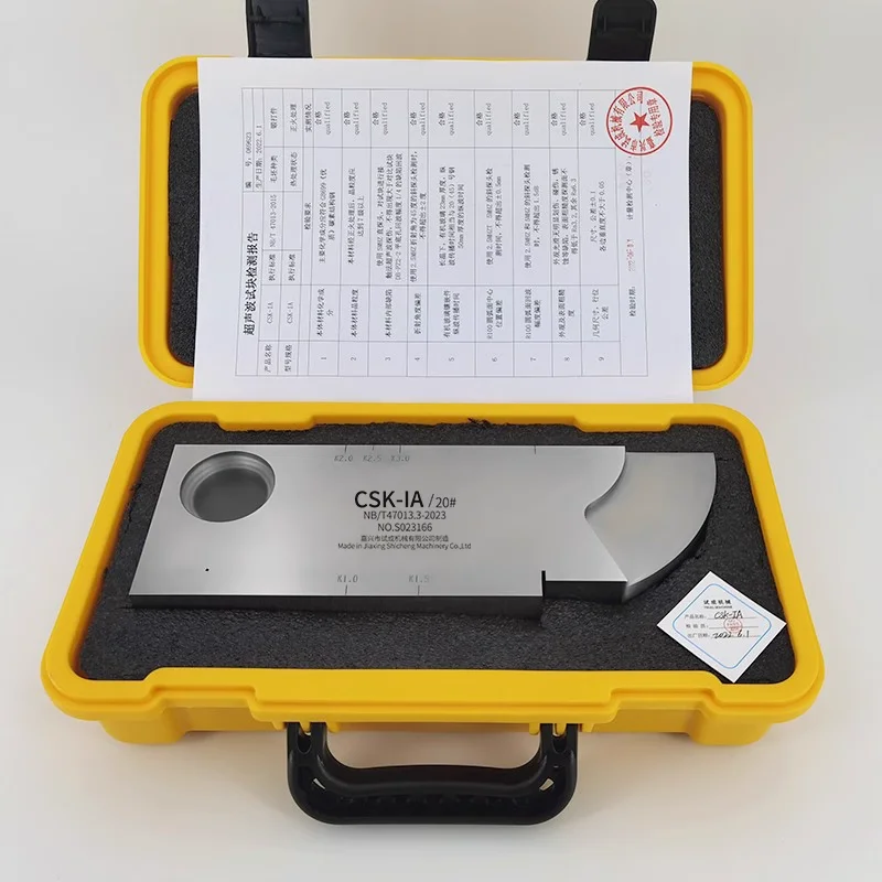 CSK-1A Ultrasonic Testing Comparison Test Block Standard Test Block Non destructive Testing New Standard 47013
