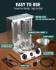 Shawarma Grill Machine, Gas Vertical Rotisserie with 2 Burners for Home, Countertop Rotating Doner Kebab Oven Broiler Gyro Maker 4