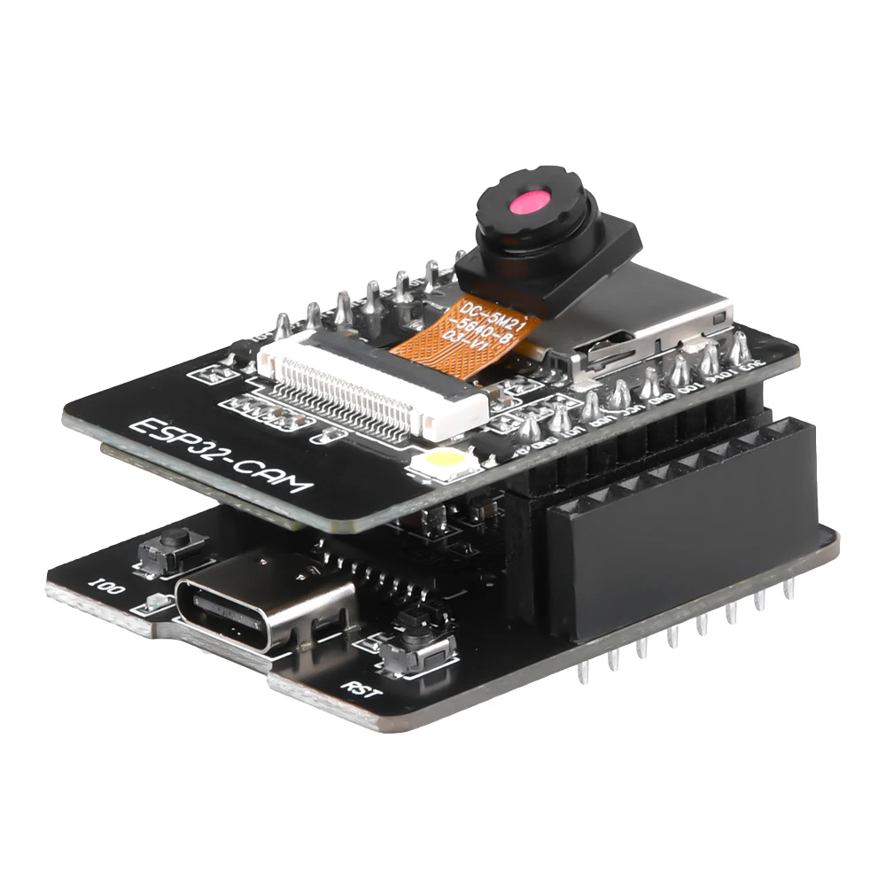 Camera module ESP32-CAM-MB Development Board Test Backboard Serial Port Burner Module with Expansion Interface CH340C Bluetooth + OV2640 Camera