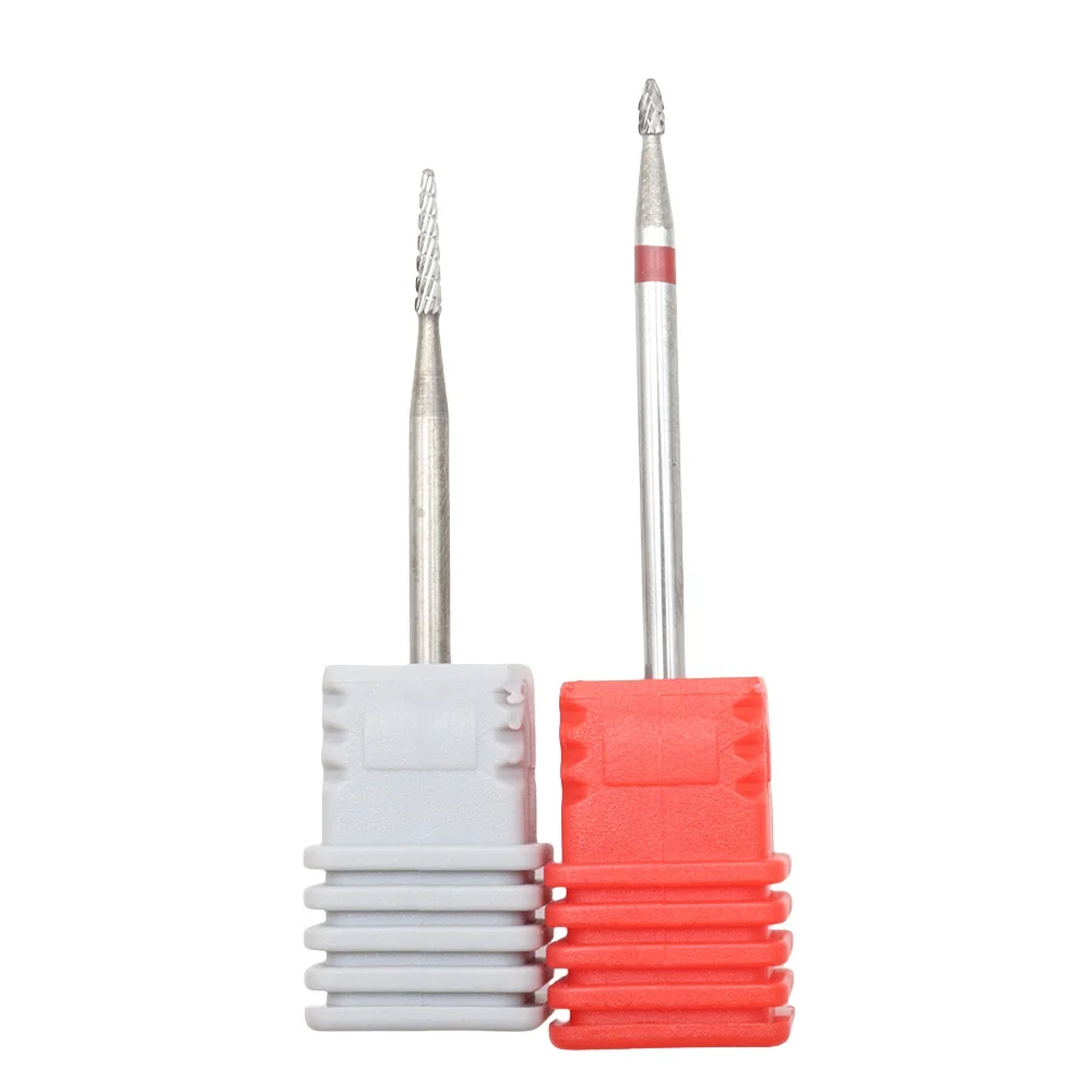 Unloading Drill Grinding Head H01603 Cuticle Clean Nail Drill Bits Carbide Burr Rotary Grinding Head Manicure Milling Cutters N 2
