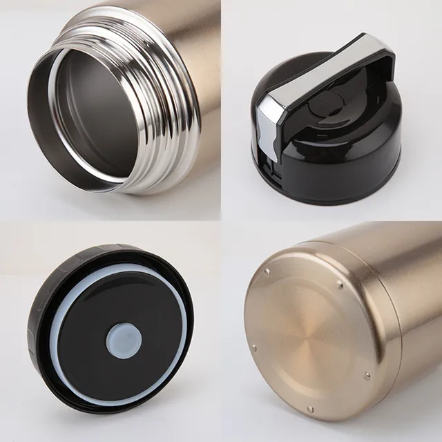 Boîte à déjeuner Thermos de grande capacité 800ML/1000ML, conteneurs portables en acier inoxydable pour aliments et soupe, flacons sous vide Thermocup 5