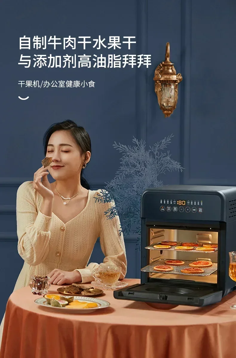 Air fryer new home large capacity oven fully automatic oil-free fryer transparent visual multi-function baking 6