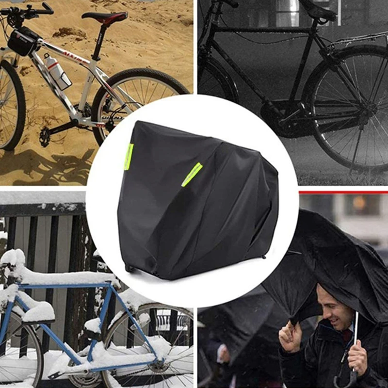 

Водонепроницаемый чехол для велосипеда очень большого размера, Оксфорд, ветрозащитный, пылезащитный, анти-УФ-защита для уличного