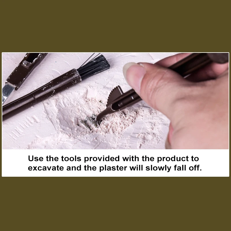 Jurassic Dinosaur Fossil excavation kits Education archeology Exquisite Toy Set Action Children Figure Education Gift BabyA9BC00 6