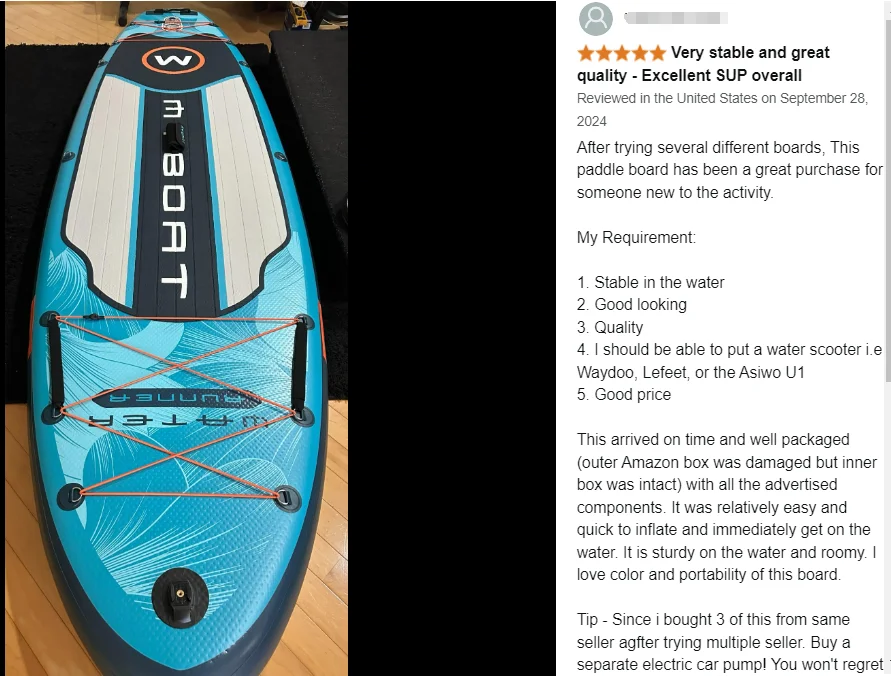 Wave Inflatable SUP Board 2