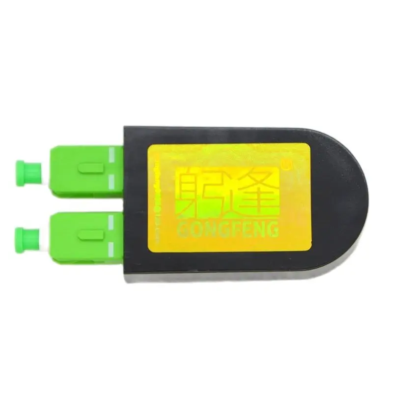 SC/APC Optic Fiber Loop Back Connector Single Mode SM9/125 Flange Adapter Coupler Test Connector Factory