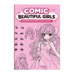 Exquisite 32 - Page Anime Sketching and Coloring Book for Beginners - High - Quality Materials