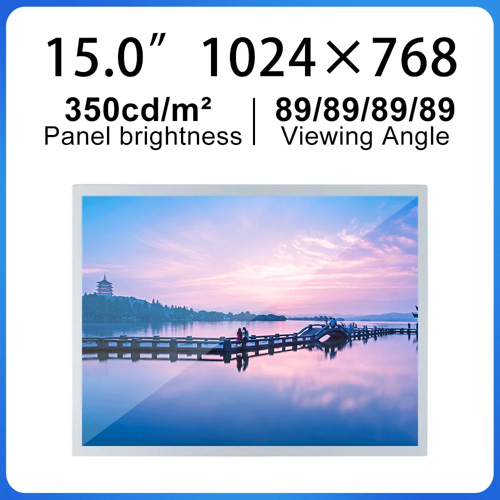 

BOE DV150X0M-N11 15 Inch LCD Display Screen LVDS Interface 20 Pins 1024×768 LCM Module 350 Nits For Digital sign