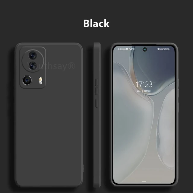 Funda de silicona líquida para móvil, carcasa suave y Original para Xiaomi  Mi 13 Lite 12 Pro - AliExpress