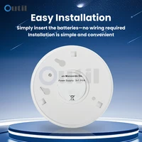 เครื่องตรวจจับคาร์บอนมอนอกไซด์ เครื่องตรวจจับควัน จอแสดงผล LCD เครื่องตรวจจับก๊าซพิษไร้สายในบ้าน เครื่องตรวจจับการรั่วไหลของก๊าซพิษ เสียงเตือนไฟไหม้ 4