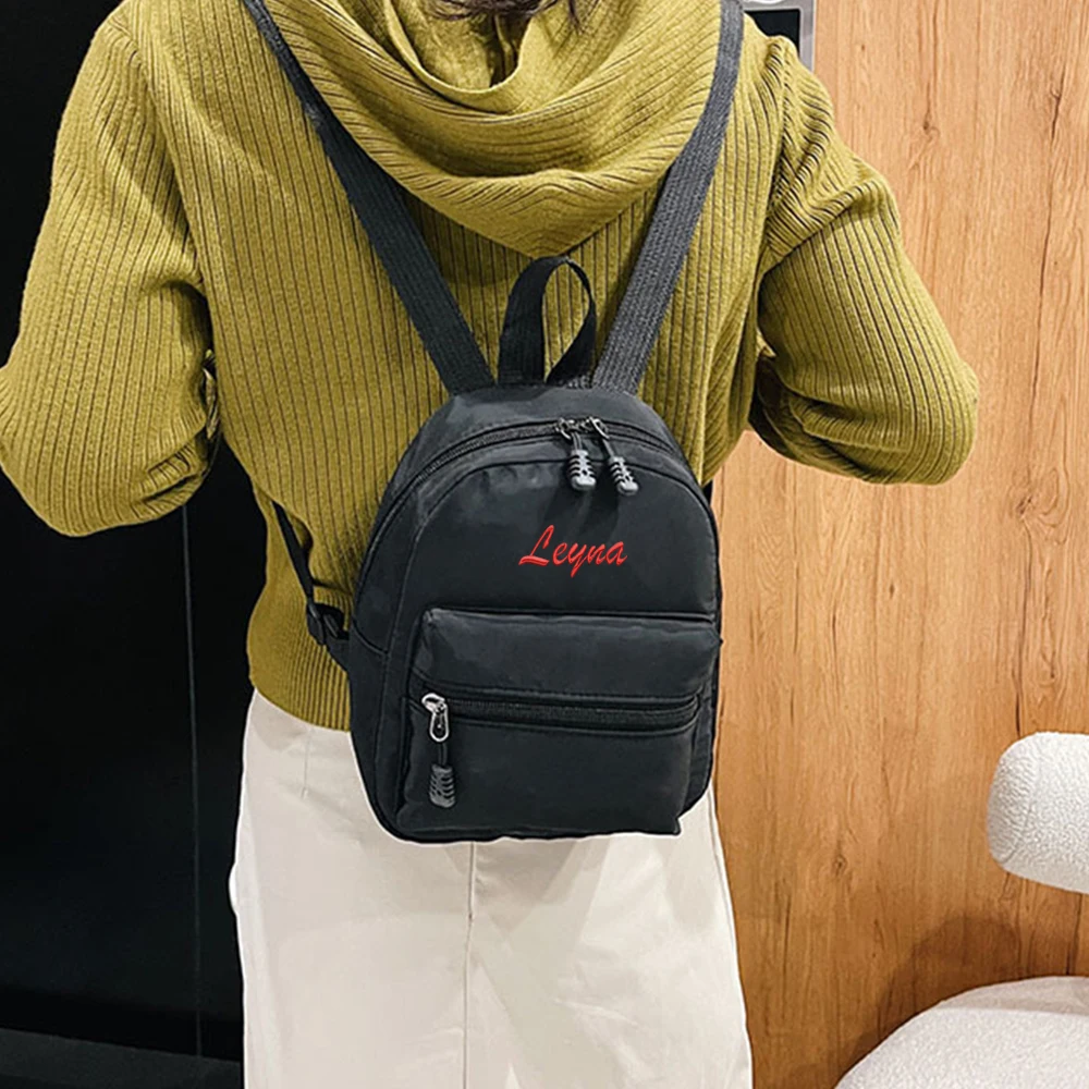 Нейлоновый рюкзак с именем на заказ