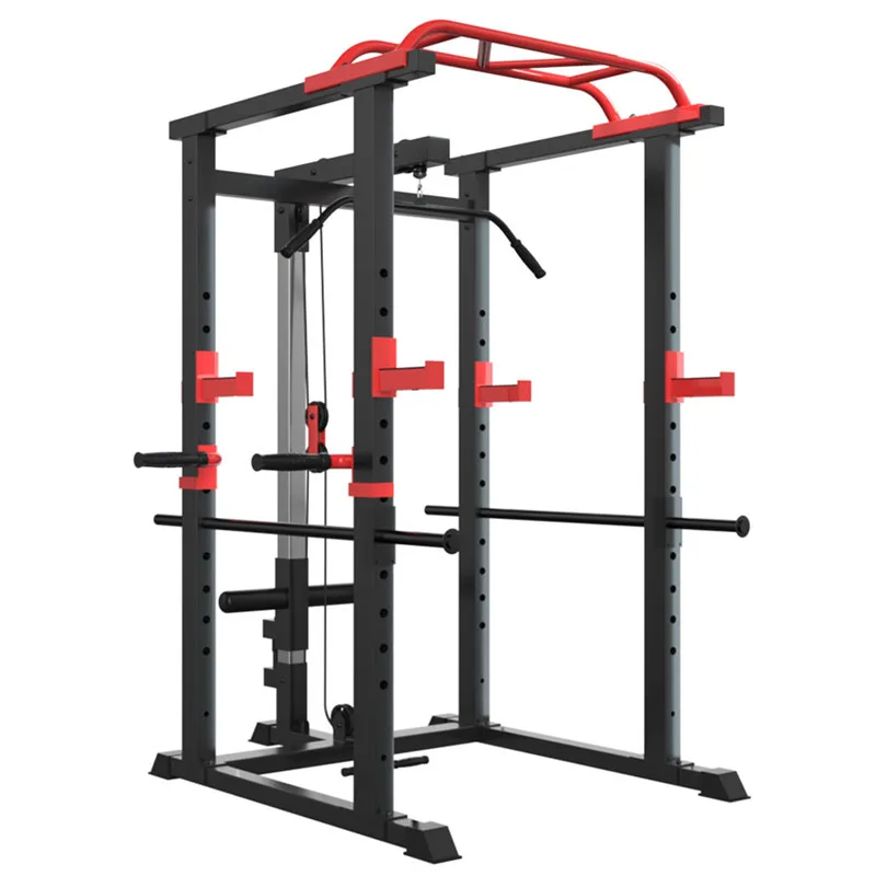 

Commercial Fitness Gym Equipment Weight Lifting Squat Rack Smith Machine,Home Workout Adjustable Power Training Squat Rack.