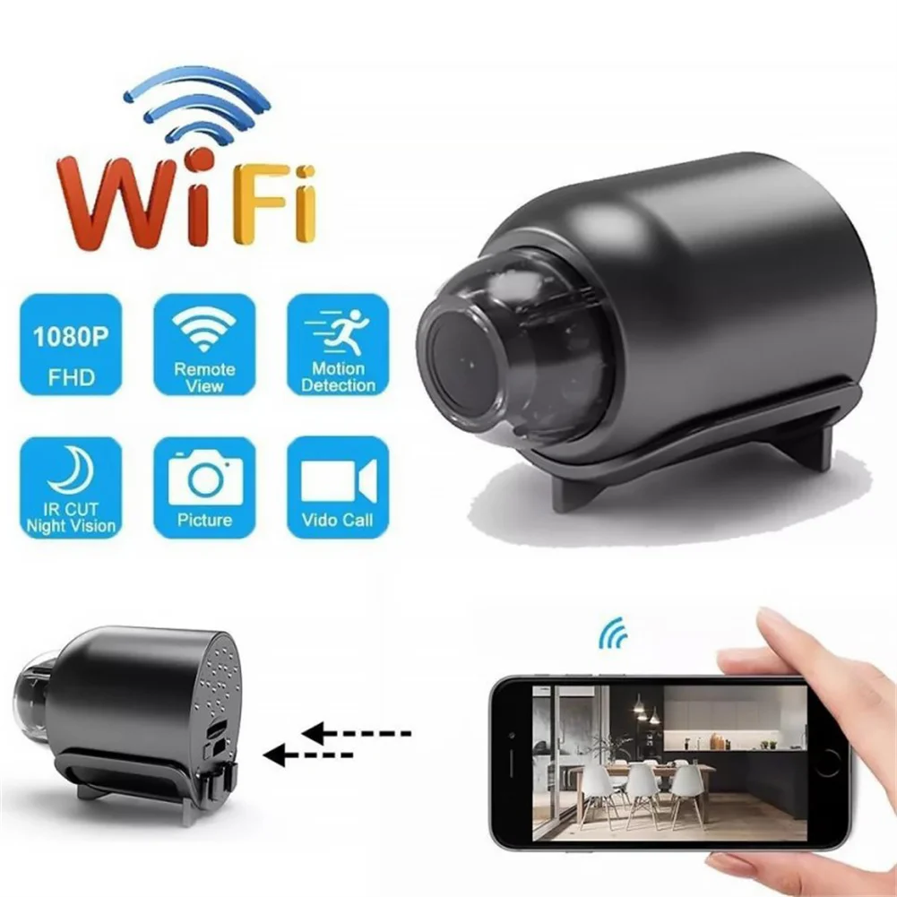 

X5 Mini Camera Lightweight Portable Clear Night Vision Camera Mini Cam Video Full HD 1080P For Riding Hiking Walking Pets Home O