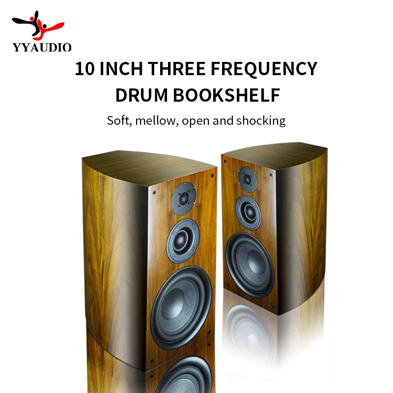 YYAUDIO 10 Inch 8Ohm High Low Speaker Bass Tweeter Hifi Bookshelf