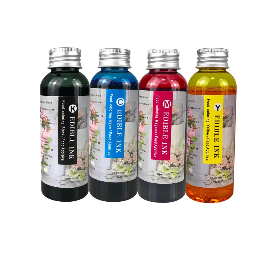 Food Edible Ink PGI525 CLI526 Compatible for Canon PIXMA IP4850 IP4950 IX6550 MG5150 MG5250 MG5350 MG6150 MG6250 dye ink kit dye ink refill inkjet printer ink ink refill printer uv ink