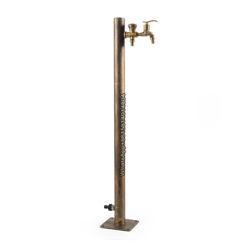 

304 stainless steel antique faucet multifunctional outdoor antifreeze column garden courtyard retro faucet single cold water-tap