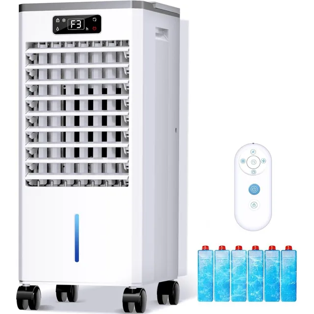 Windowless Portable Air Conditioners, Evaporative Air Cooler w/3 Modes & 3 Speeds, 12H Timer for Smart Auto-off, 2-Gal Tank 2