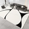 Large Area Living Room Decoration Soft Carpet Minimalist Rugs for Bedroom Home Luxury Floor Mat Washable Non-slip Cloakroom Rug 4