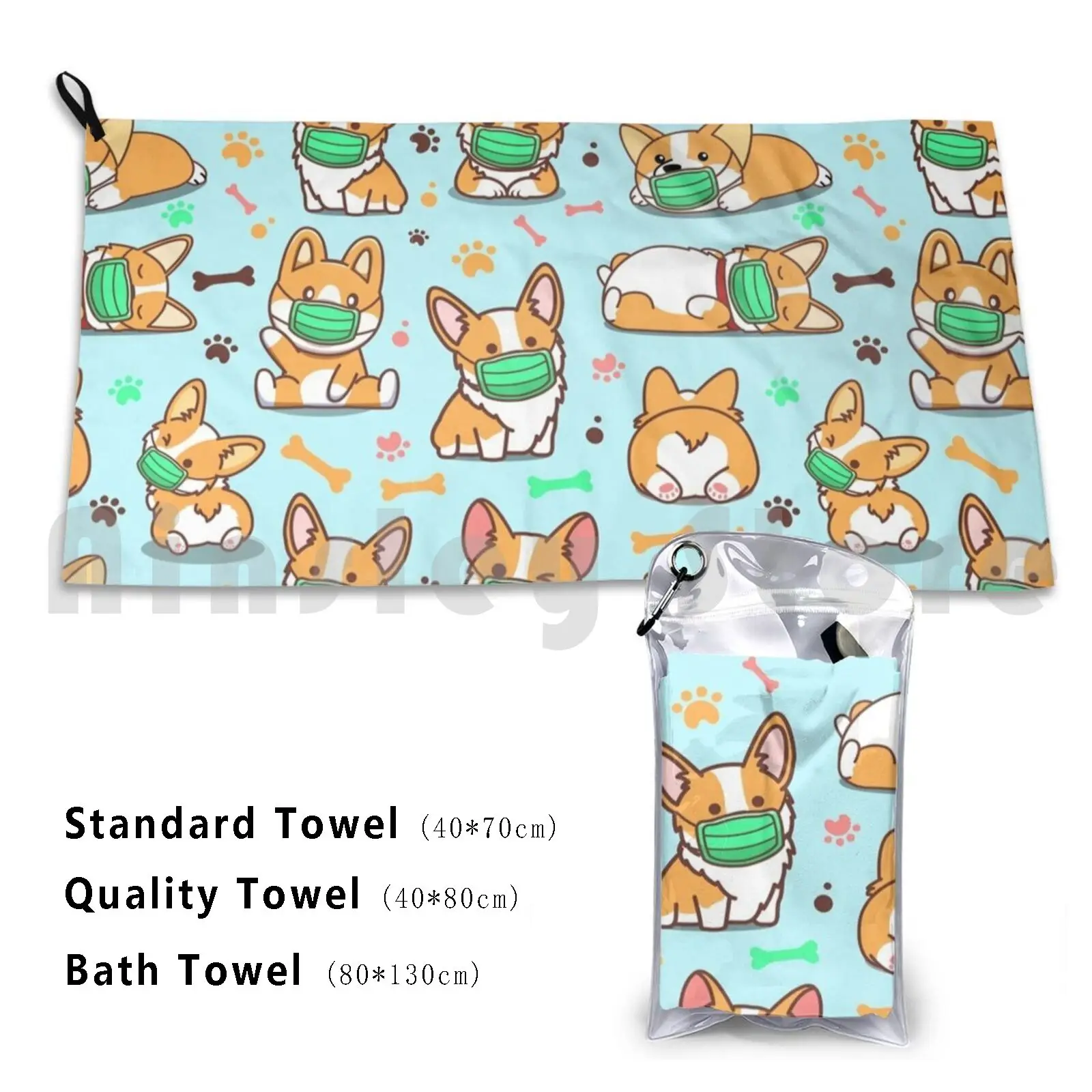 

Полотенце корги карантин смешная шапка корги многоразовые корги для рта корги пыль корги