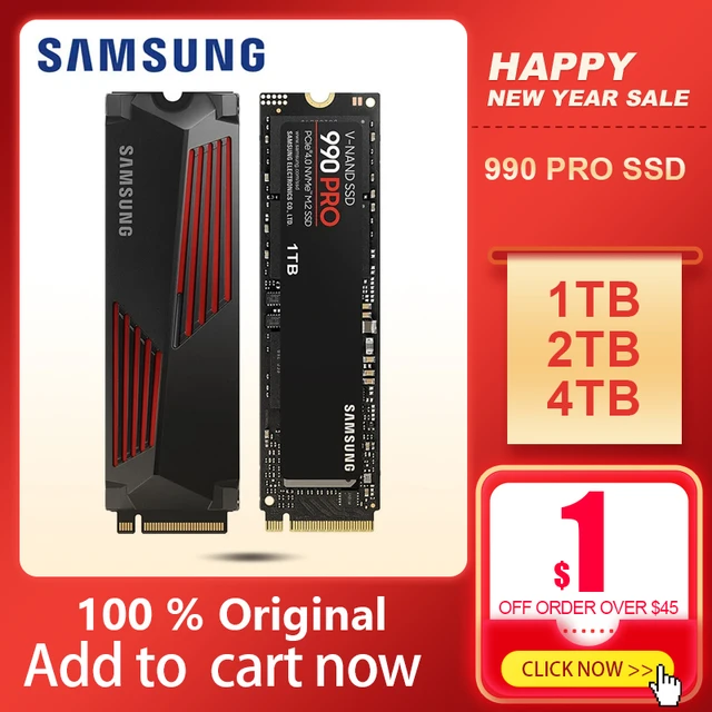 SAMSUNG 990 PRO SSD 1TB 2TB 4TB PCIe 4.0 M.2 Internal Solid State Hard  Drive