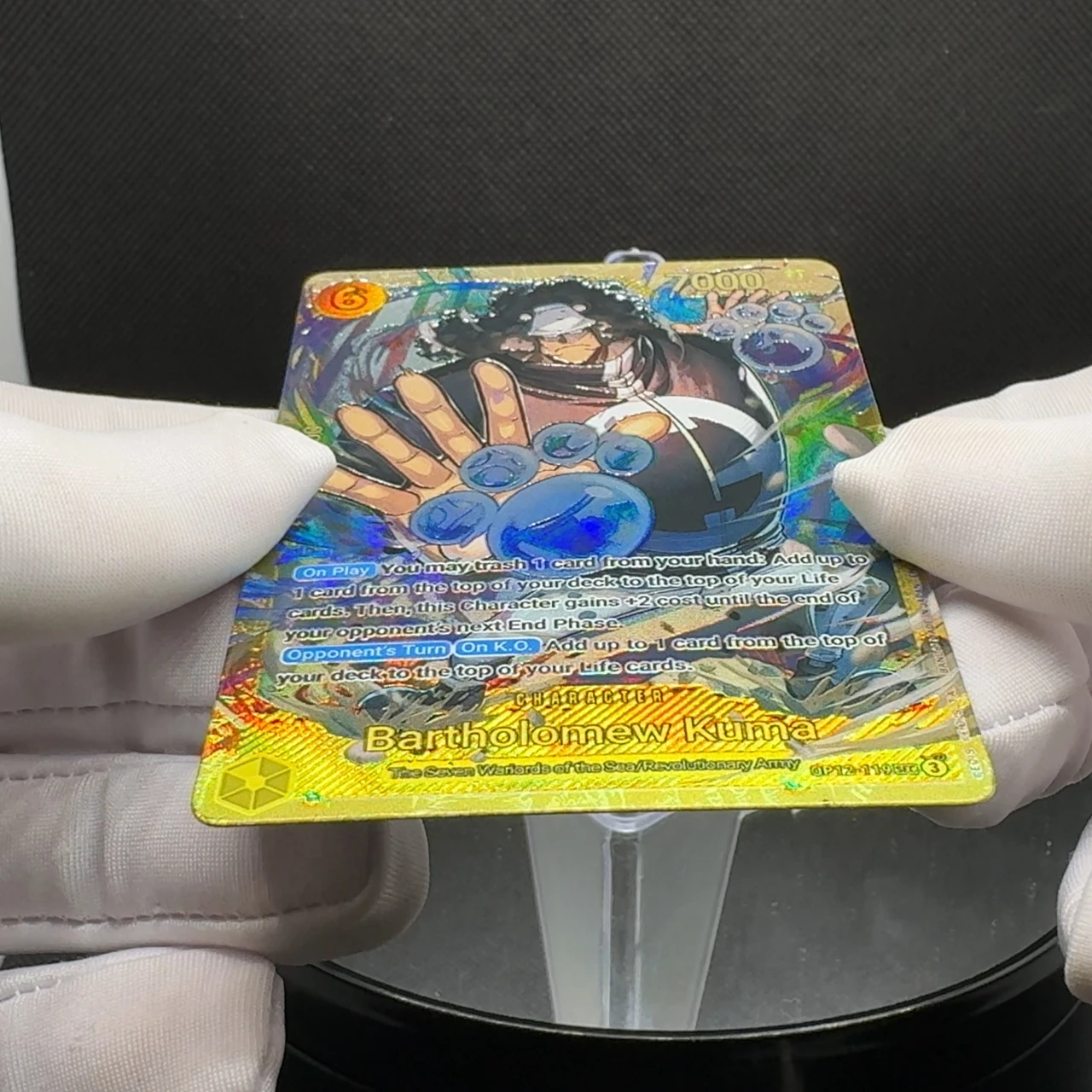 One Piece TCG OPCG English Bartholomew Kuma Card OP12-119 Anime Collectible