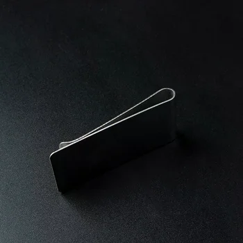 Portafoglio in acciaio inossidabile di alta qualità, elegante e semplice, porta contanti USD, portafoglio