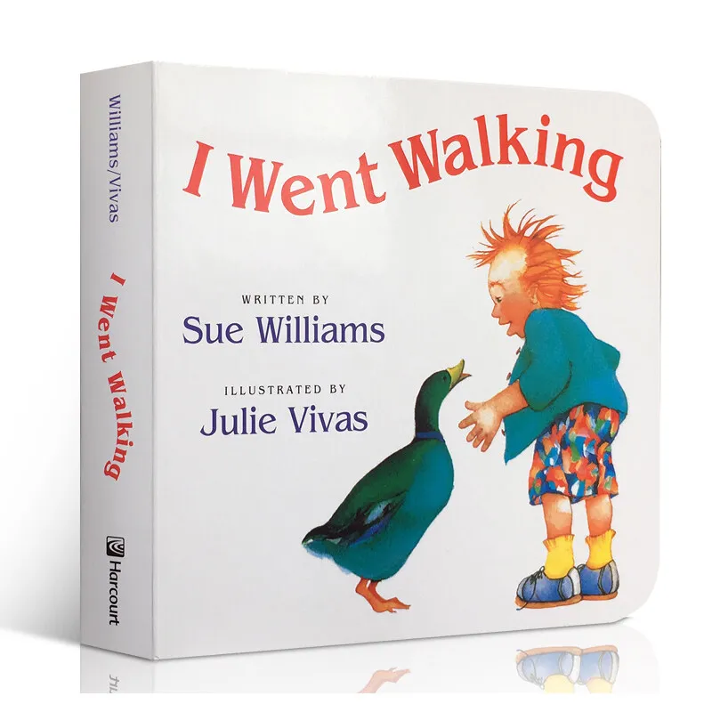 

Milu Original English Gift Audio Picture Book I Went Walking Board IwentwalkIngwant