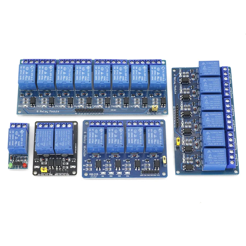 

5v 12v 4 6 8 channel relay module with optocoupler Relay Output way for arduino In stock