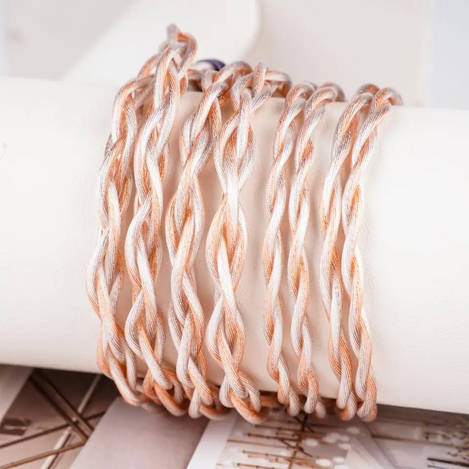 Nicehck-trispc hifiイヤホンケーブル、銀メッキ銅線、2ピン、mmcx