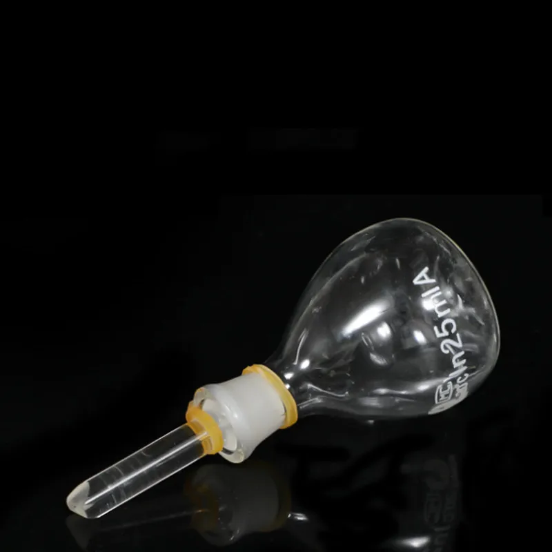 1Piece Lab 5ml 10ml 25ml 50ml 100ml Glass Pycnometer Ball-Shape Gravity Bottle Picknometer For Glassware