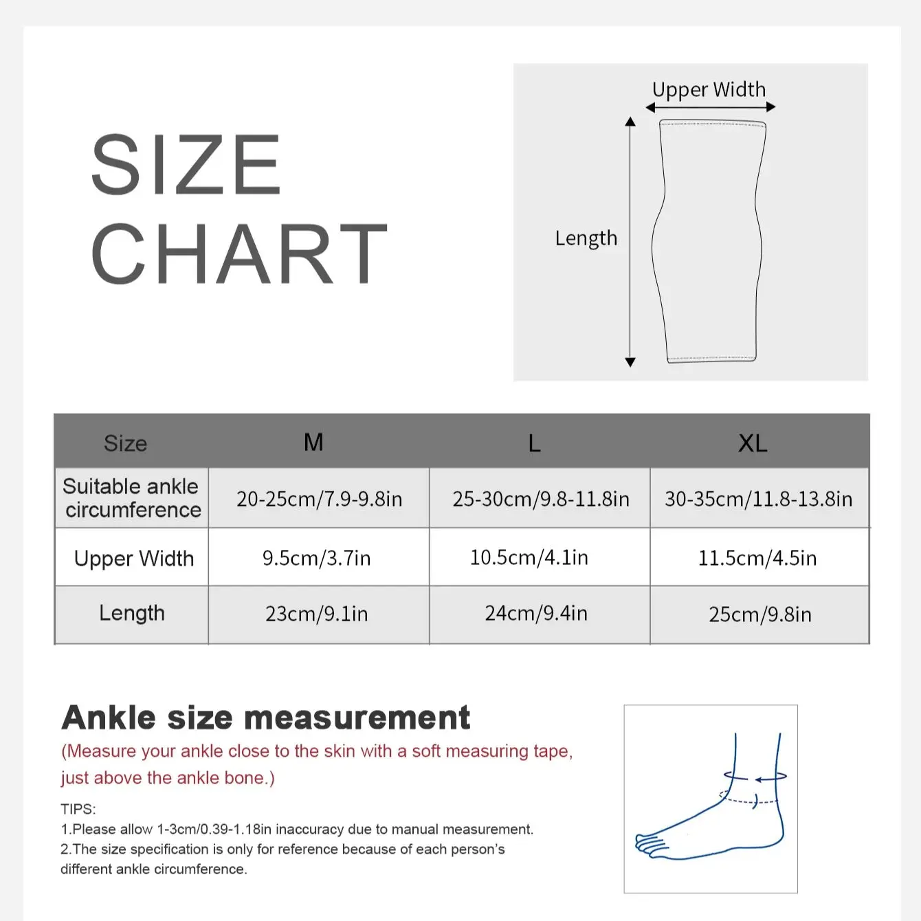 Adjustable Ankle Support Brace 6