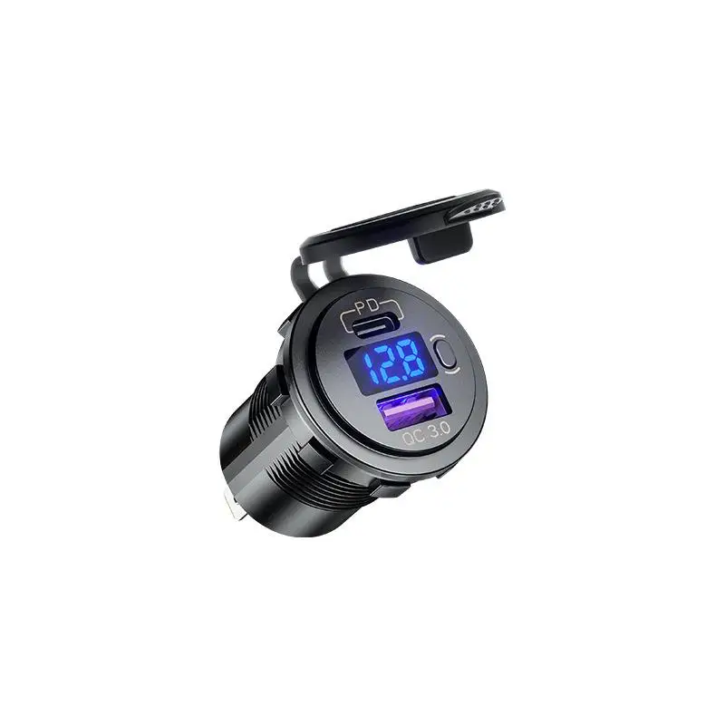  USB  , LED а, ON/OFF ġ,  C, 12V, 24V  USB ܼƮ, PD3.0  QC3.0