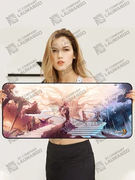 Honkai Impact 3 Аниме Коврик для мыши, игровые аксессуары для клавиатуры, Настольный коврик, большой Настольный коврик для ПК, игровой шкаф, Настол...